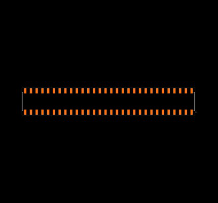 SSM-130-S-DH Footprint