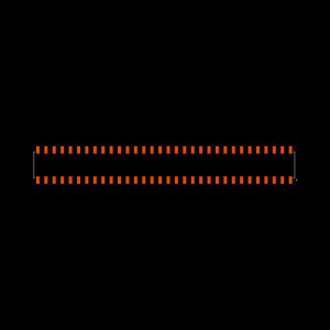 SSM-132-L-DH Footprint