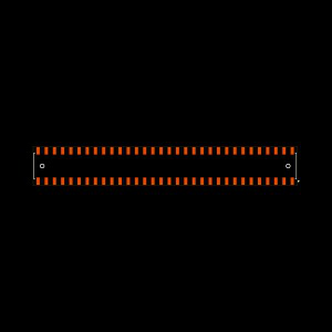 SSM-132-L-DH-LC Footprint