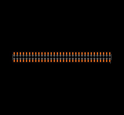 SSM-132-L-DV-BE Footprint