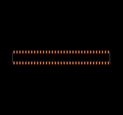 SSM-133-S-DH Footprint