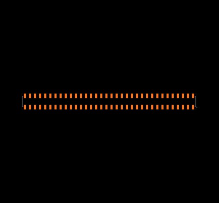 SSM-134-S-DV Footprint