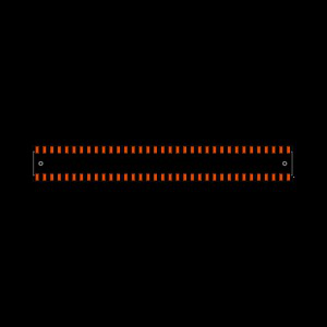 SSM-135-L-DH-LC Footprint