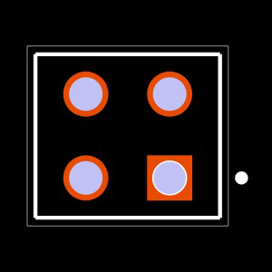 SSQ-102-21-S-D Footprint