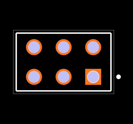 SSQ-103-21-G-D Footprint