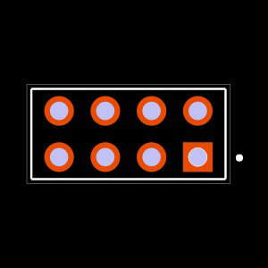 SSQ-104-23-L-D Footprint