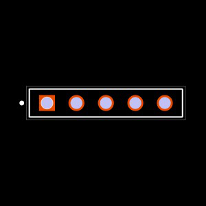 SSQ-105-01-G-S-LL Footprint