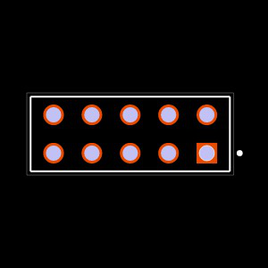 SSQ-105-23-F-D Footprint