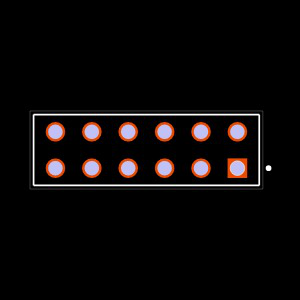 SSQ-106-02-G-D-011 Footprint