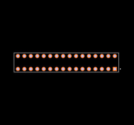 SSQ-116-24-S-Q Footprint
