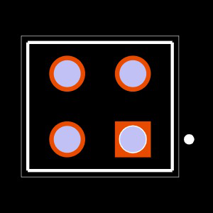 SSW-102-01-G-D-004 Footprint
