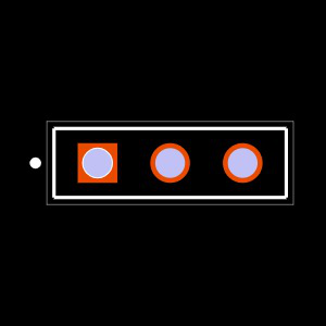 SSW-103-03-G-S Footprint