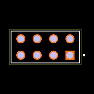 SSW-104-02-S-D Footprint