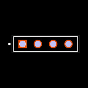 SSW-104-03-G-S Footprint