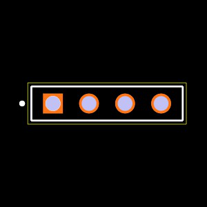 SSW-104-04-G-S Footprint
