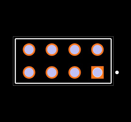 SSW-104-04-S-D-LL Footprint