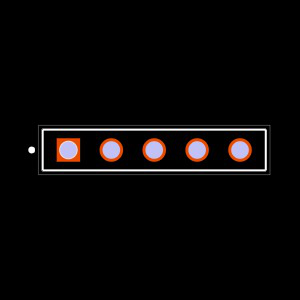 SSW-105-04-G-S Footprint