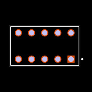 SSW-105-04-T-Q Footprint