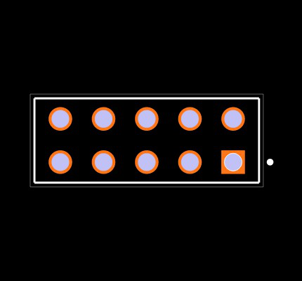 SSW-105-22-L-D Footprint