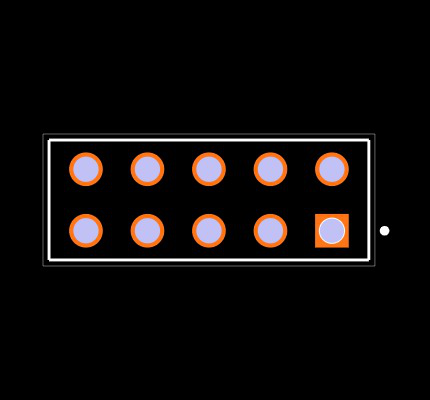 SSW-105-23-L-D Footprint