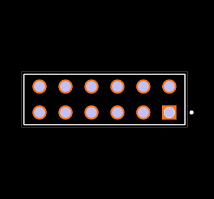 SSW-106-03-L-D Footprint