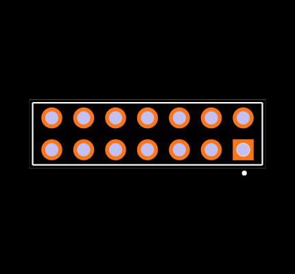 SSW-107-01-SM-D Footprint
