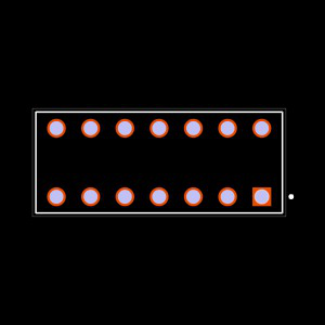 SSW-107-02-S-Q Footprint