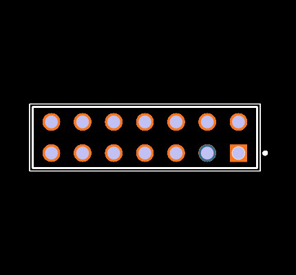 SSW-107-04-S-D Footprint