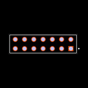 SSW-107-06-G-D-006 Footprint