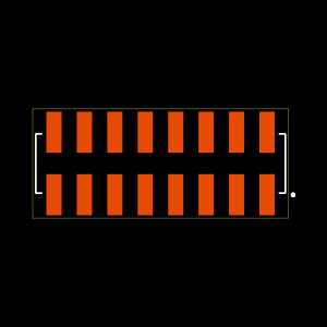 SSW-108-22-S-D-VS-TR Footprint