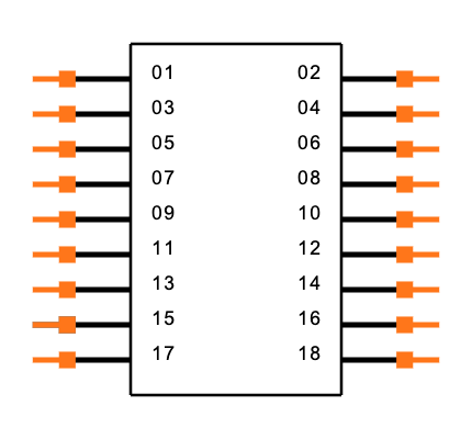SSW-109-03-S-D Symbol