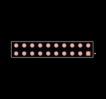 SSW-110-21-S-D-LL Footprint