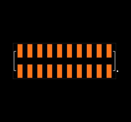 SSW-110-22-F-D-VS-K-TR Footprint