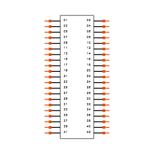 SSW-121-22-G-D-RA Symbol