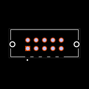 STMM-105-01-G-D-LC Footprint
