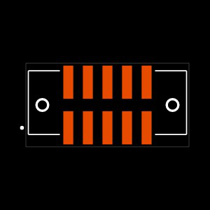 STMM-105-01-S-D-SM-LC Footprint