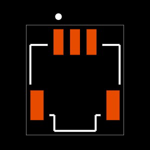T1M-03-F-SH-L Footprint