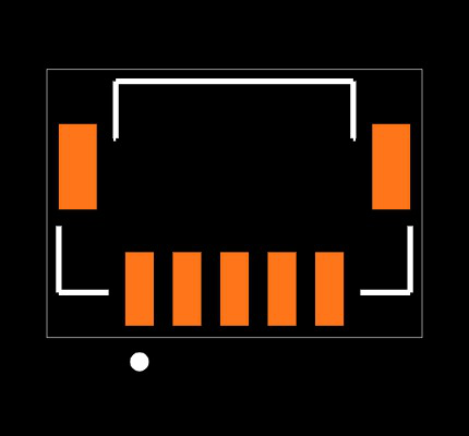 T1M-05-F-SV-L Footprint