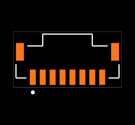 T1M-08-F-SV-L Footprint