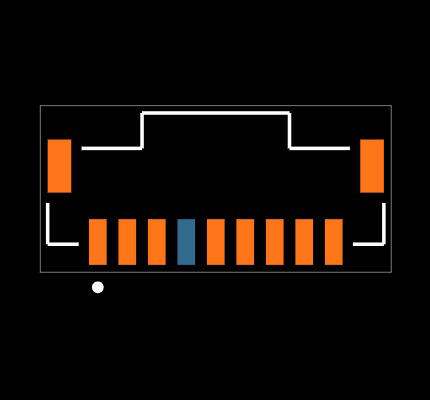 T1M-09-F-SV-L-P Footprint