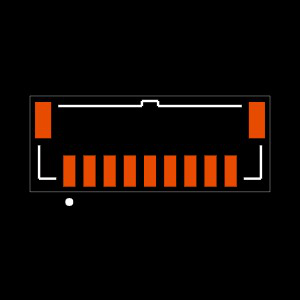 T1M-09-GF-S-V-TR Footprint