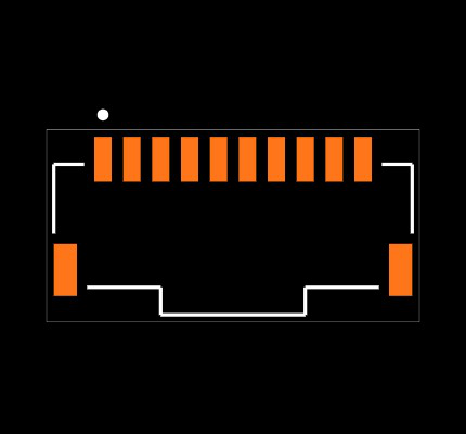 T1M-10-F-SH-L Footprint
