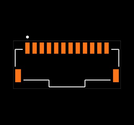T1M-12-F-SH-L-K Footprint