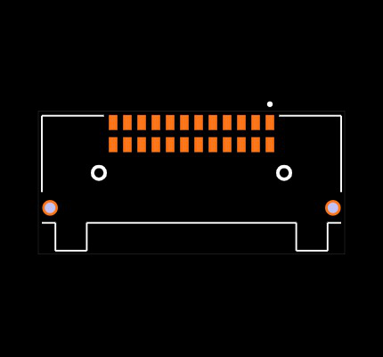 T1M-12-GF-DH Footprint