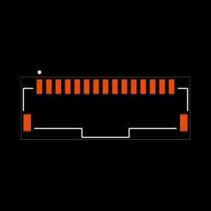 T1M-15-F-SH-L-K Footprint