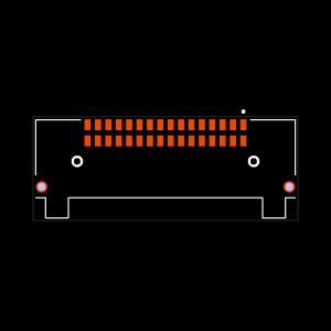 T1M-16-GF-DH Footprint