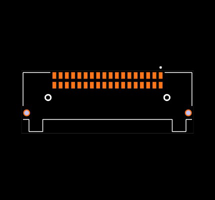 T1M-18-GF-DH Footprint
