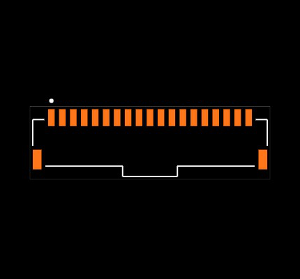 T1M-19-F-SH-L Footprint