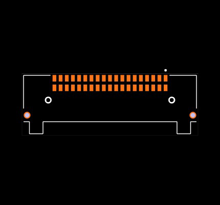 T1M-19-GF-DH Footprint