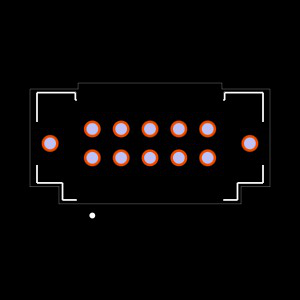 T2M-105-01-L-D-TH-WT Footprint